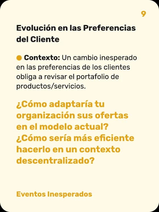 Eventos inesperados