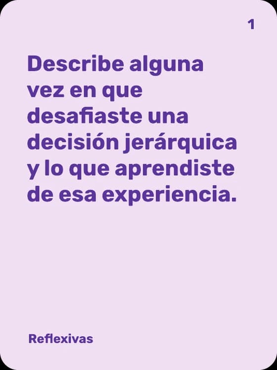 Reflexivas